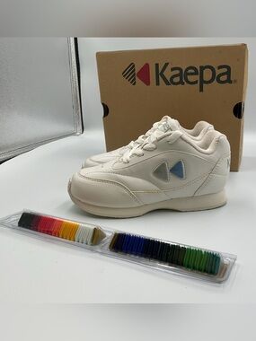Kaepa Liberty Cheer Shoe Customizable Color Snap in White 11 Youth Sport Sneaker